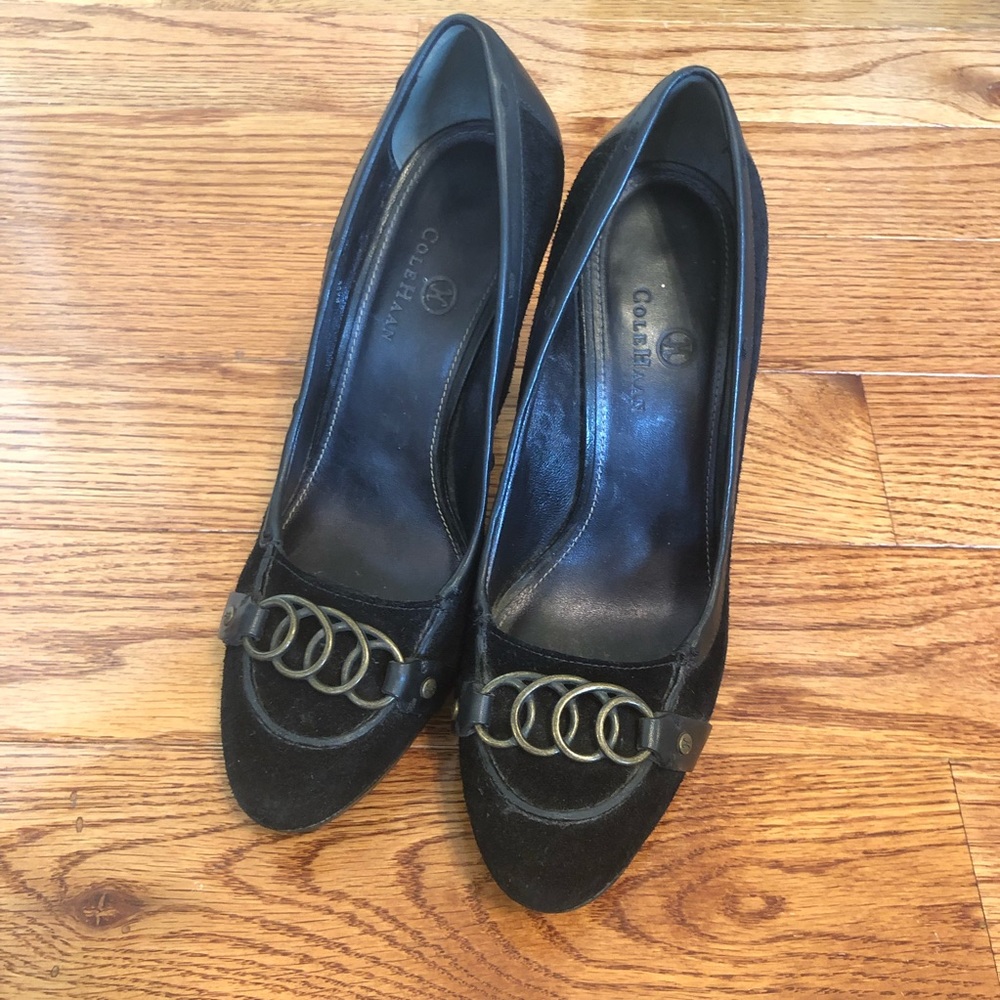 Cole Haan Black heels sz 7.5
